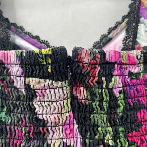 B51 Marchesa Notte Midi Dress Womens 2 Fairy Coquette Floral Feminine Swiftie - Picture 7 of 12